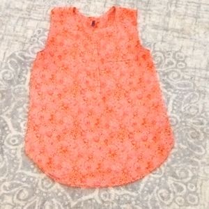 NYDJ cut off sleeveless blouse top